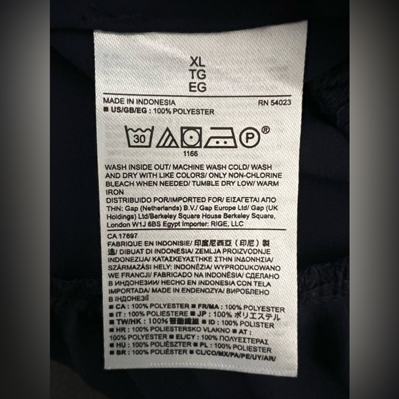 NWT Banana Republic Navy Sleeveless Peplum Top - Picture 4 of 4